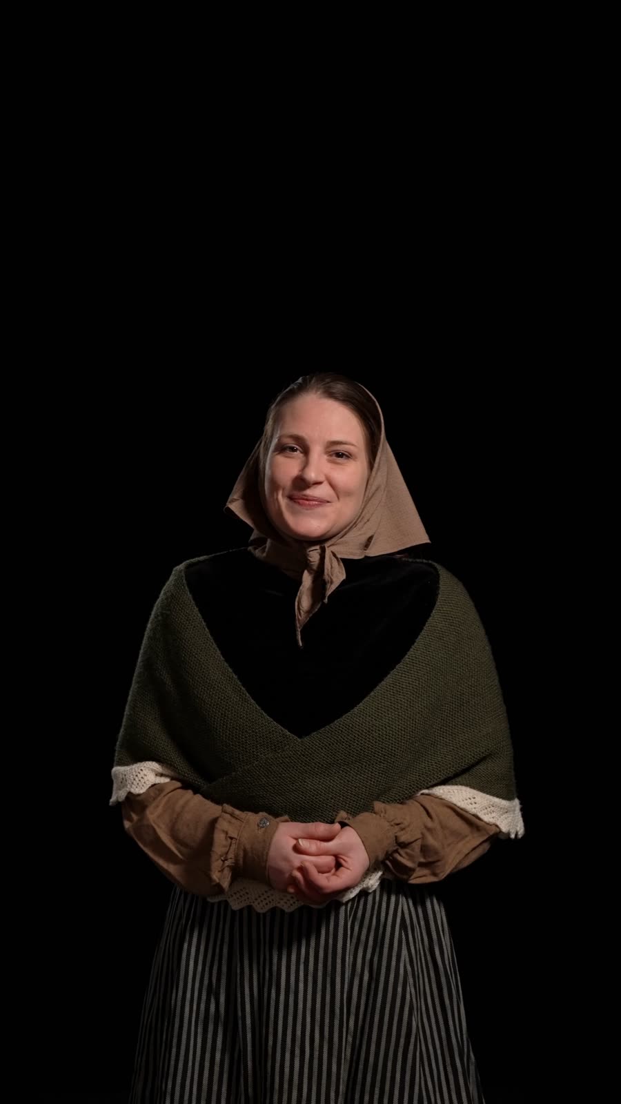 One of the fourteen actors on screen