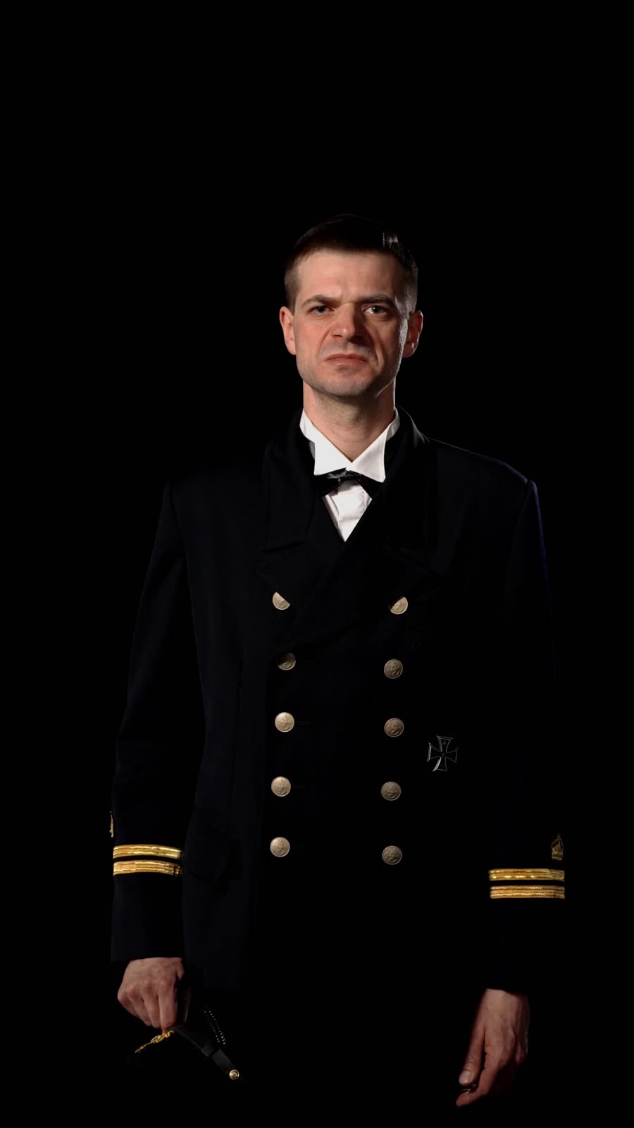 One of the fourteen actors on screen